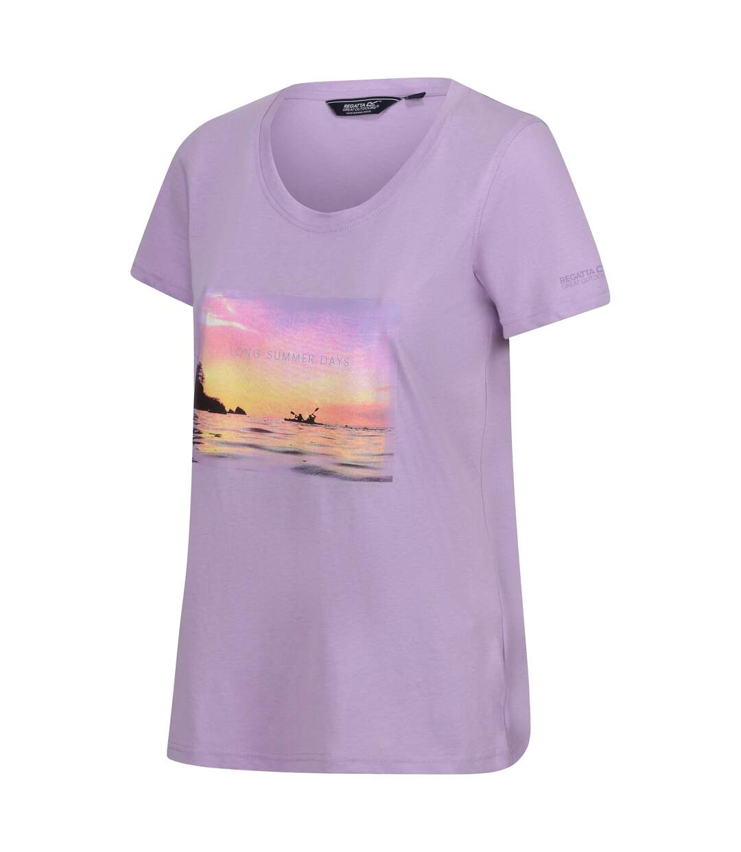 Womens/ladies Filandra Iii Look At The Stars T-shirt Lilac Frost Regatta-4