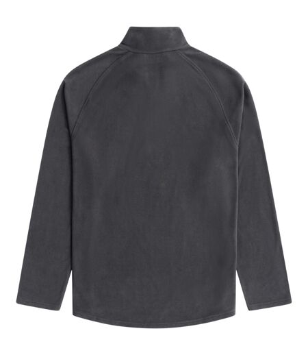 Prague Polaire Demi-zip Homme Gris Animal