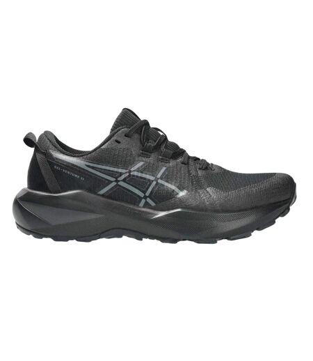 Womens/ladies Gel Venture 11 Running Trainers Black Grey Asics