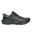 Womens/ladies Gel Venture 11 Running Trainers Black Grey Asics-4
