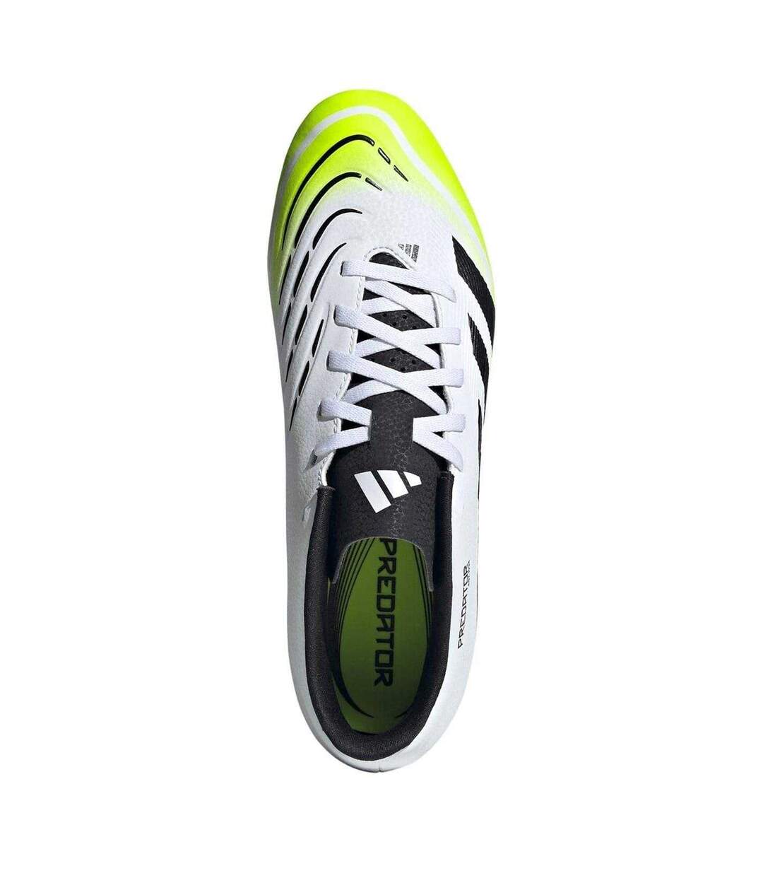 Chaussures De Foot Pour Terrain Ferme Predator Club Homme Blanc Noir Citron Adidas-4