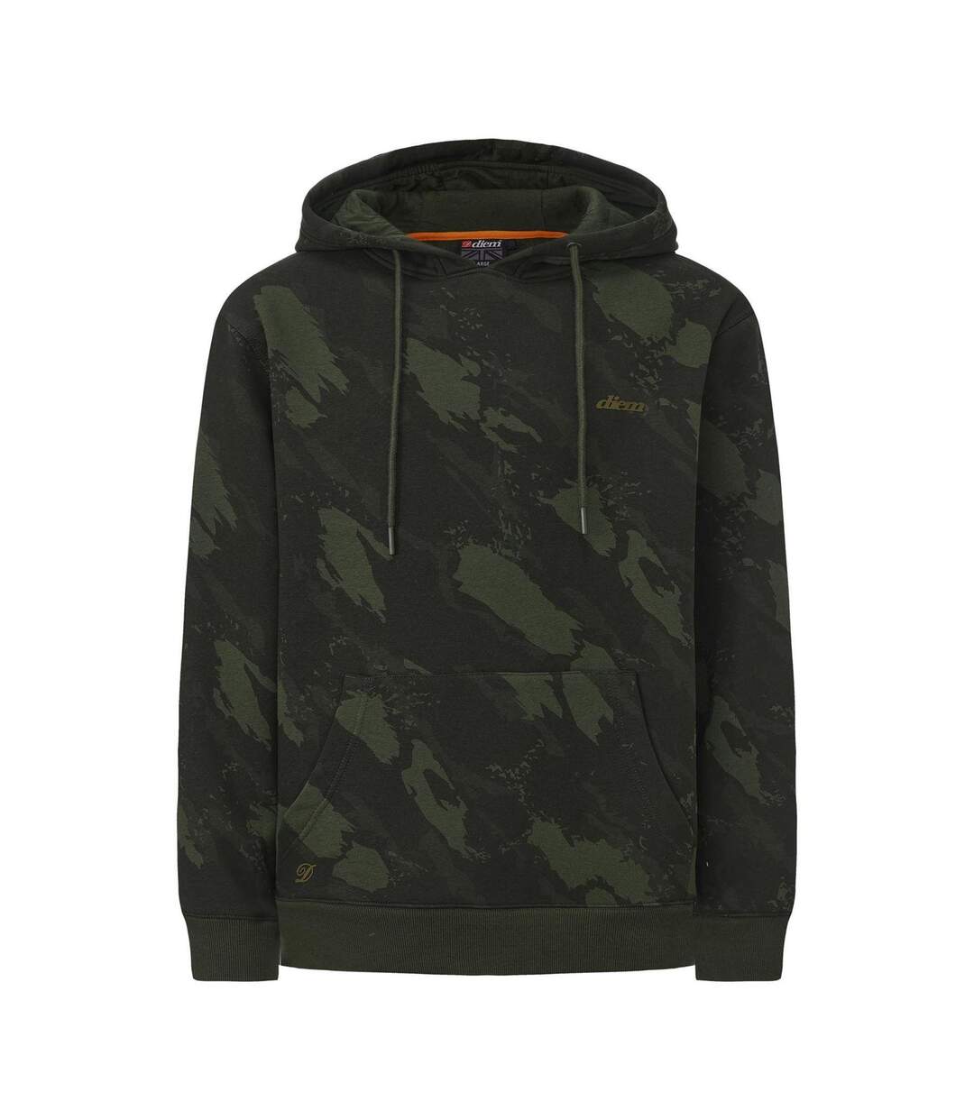Sweat À Capuche Avec Cordons Angler Homme Camouflage Foncé Diem-1