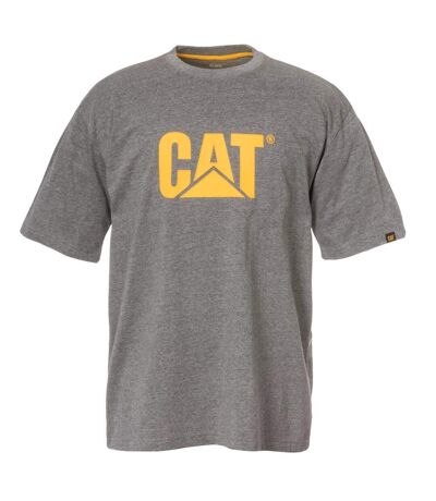 Caterpillar Mens TM Logo Short Sleeve T-Shirt (Dark Heather Gray) - UTFS4251