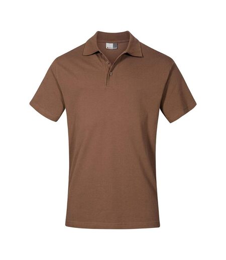Polo Superior Homme Marron Promodoro