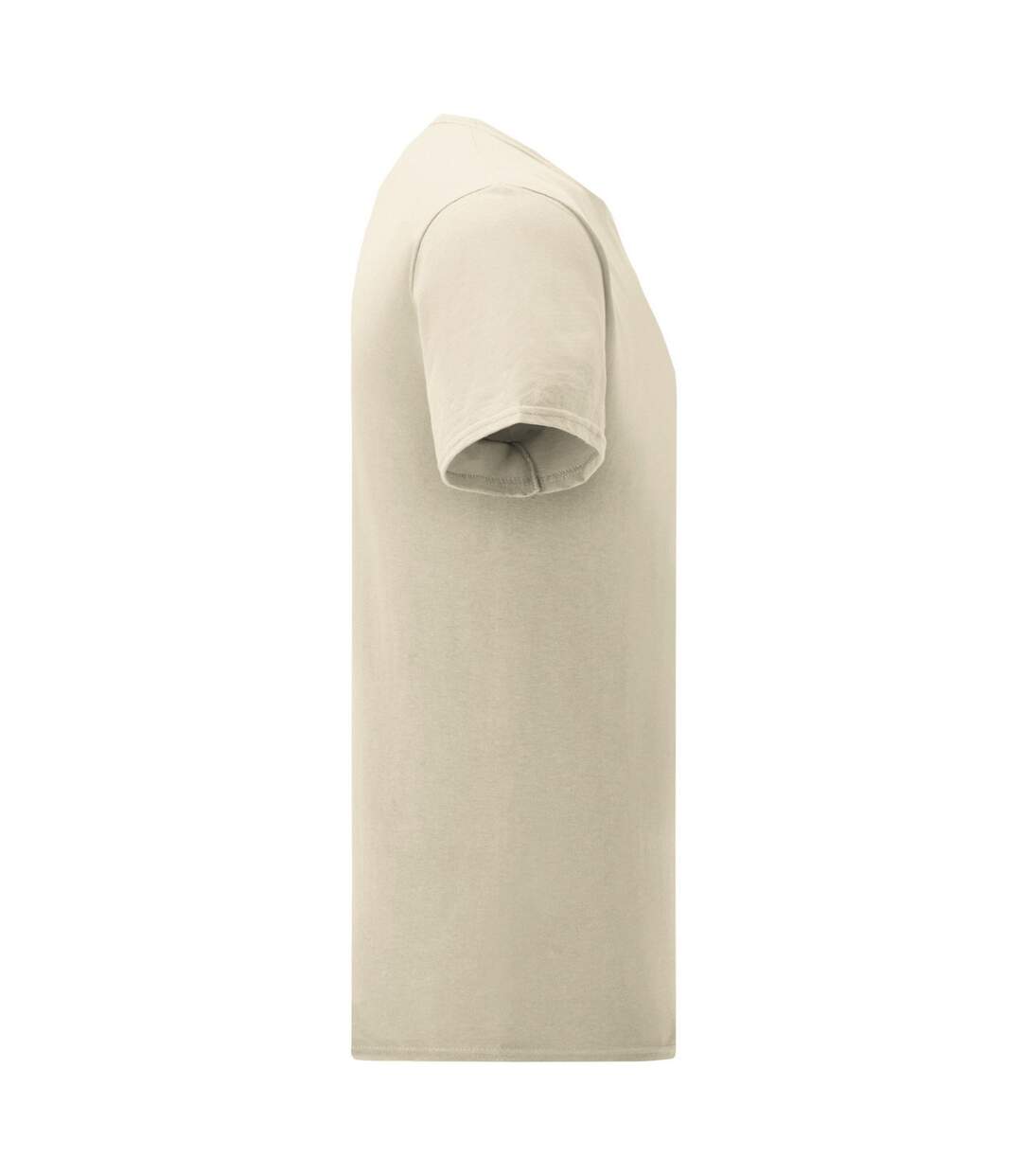 T-shirt Iconic Adulte Beige Pâle Fruit Of The Loom-3