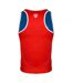 Débardeur De Boxe Adulte 2xs Rouge Masters-2