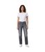 Womens/ladies 501 5 Pockets Straight Leg Jeans Porcini Haze Levis-1