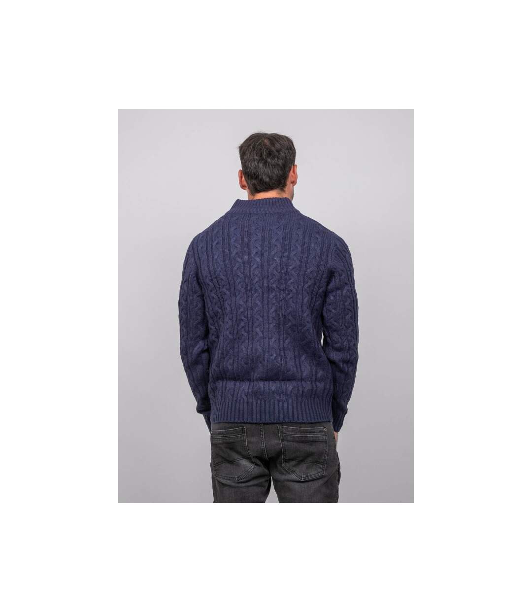 Pull torsadé col montant LAGOW-2