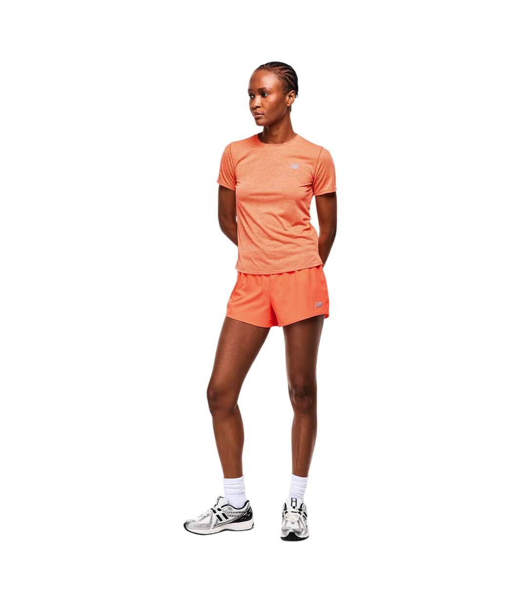 Short De Course Rc Athletics Femme Orange New Balance-4