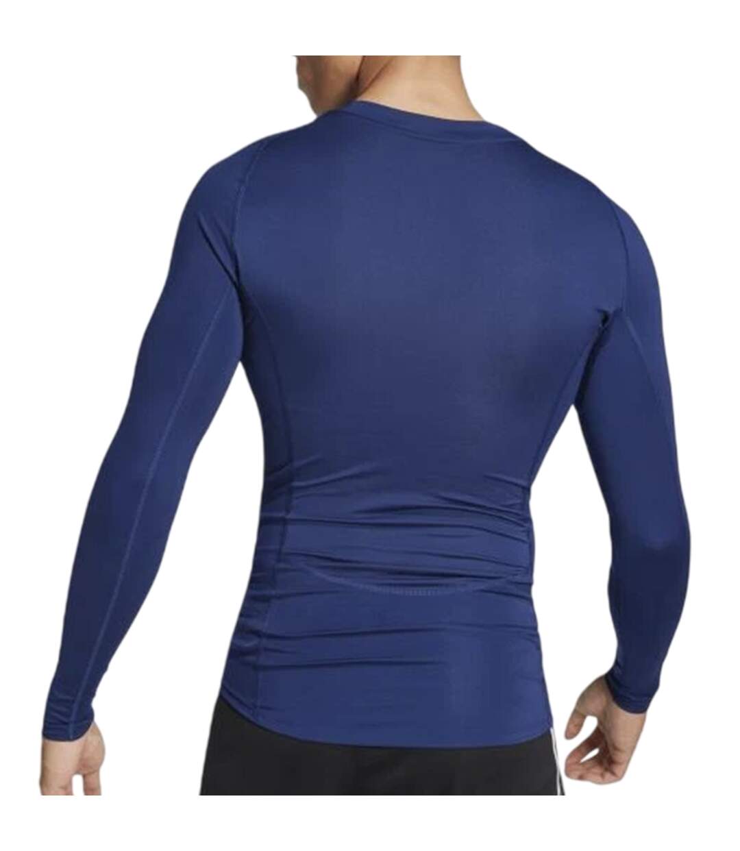 T-shirt Manches Longues Techfit Homme Bleu Marine Adidas-4