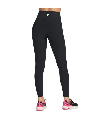 Womens/ladies go flex ribbed leggings black Skechers