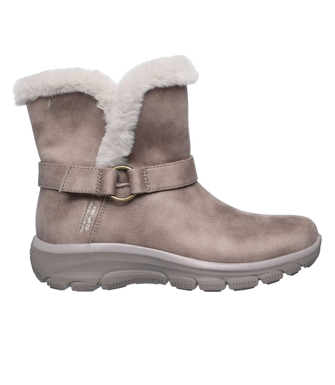 Bottines Easy Going Dreamers Femme Taupe Foncé Skechers-1