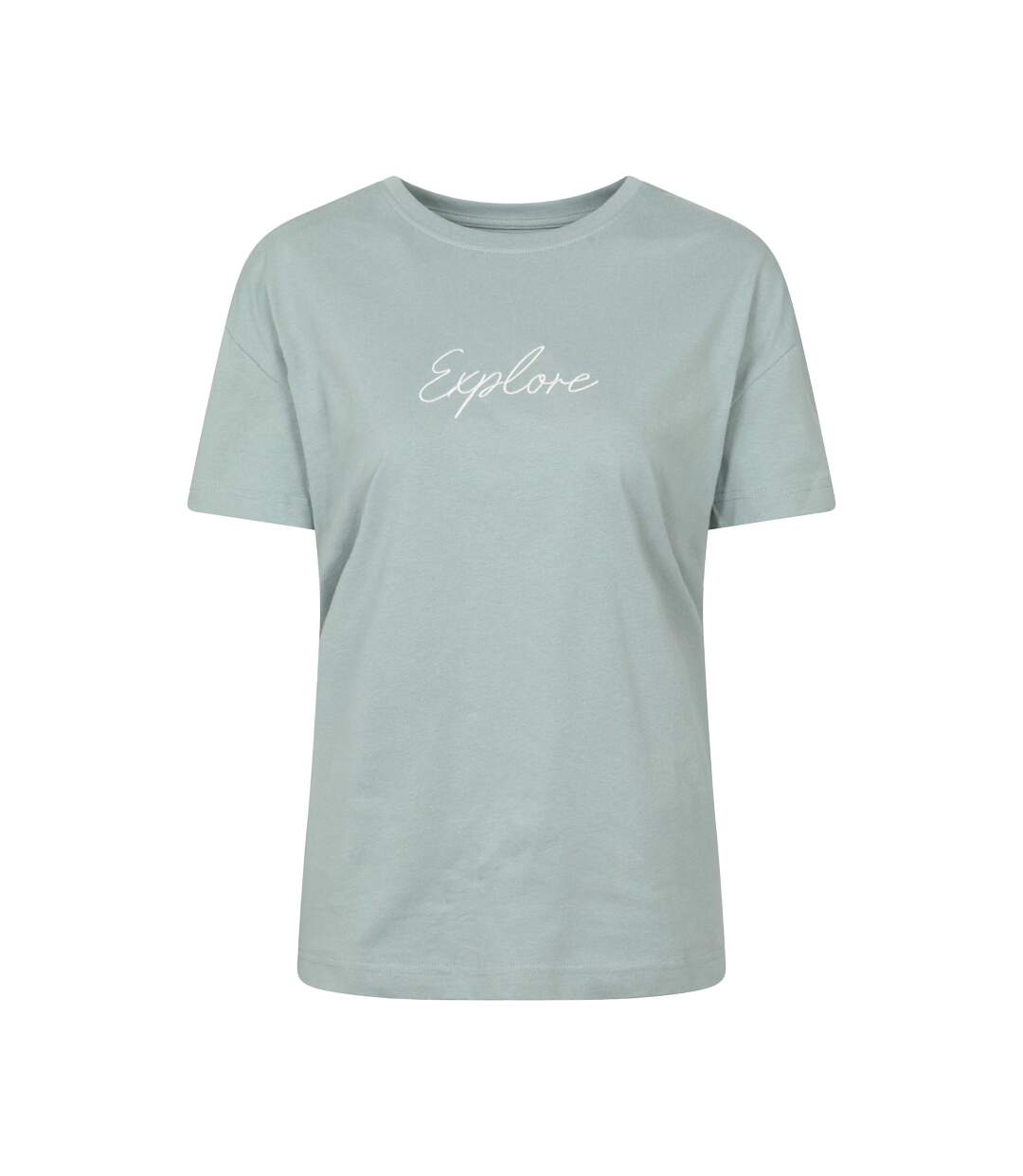 Womens/ladies Explore T-shirt Light Khaki Mountain Warehouse-1