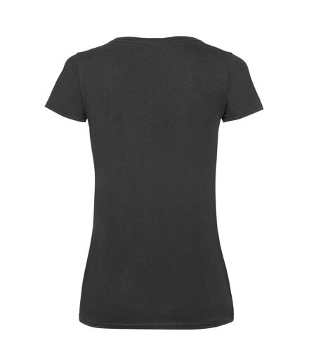 T-shirt Valueweight Femme Noir Fruit Of The Loom