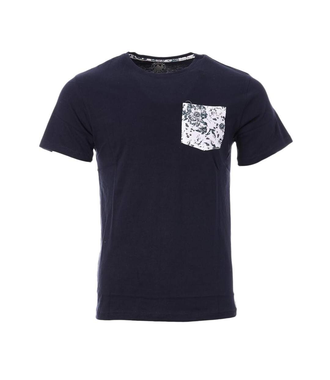 T-Shirt Blanc/Bleu Homme American People Tips - S-1