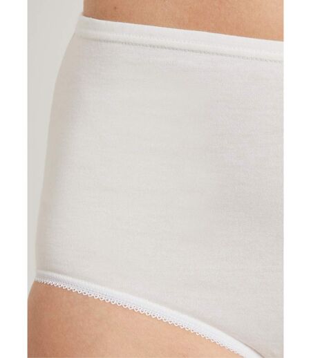 Culotte taille haute coton - lot de 6