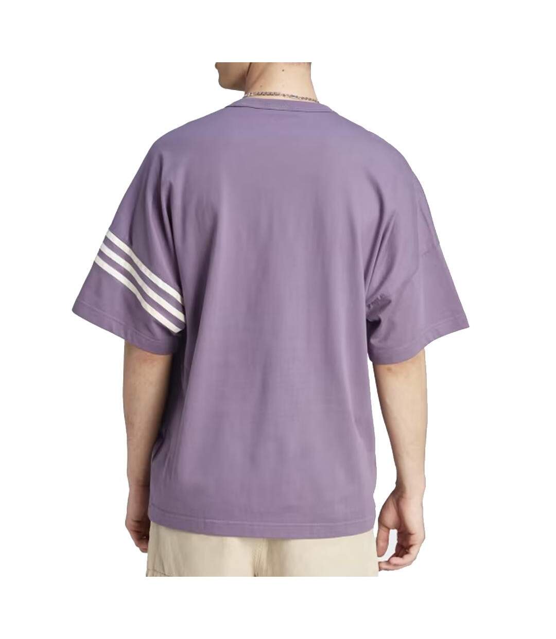 T-shirt Violet Homme Adidas New C - M-2