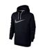 Sweat À Capuche Motif/style Swoosh Homme Noir Nike-1