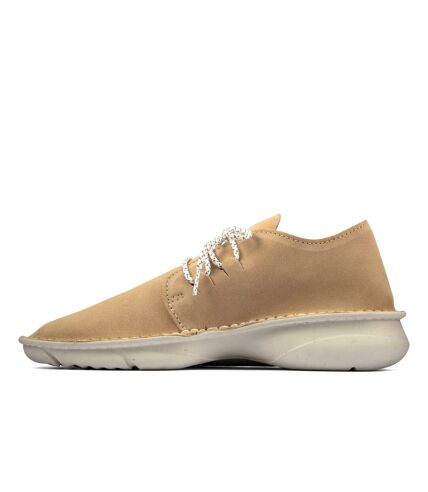 Clarks Mens Origin Leather Casual Shoes (Taupe) - UTCK114