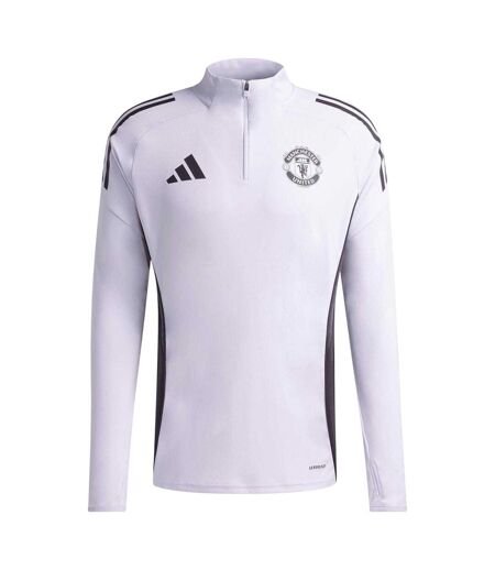 Haut De Survêtement Motif/style Manchester United Fc Homme Violet Noir Adidas