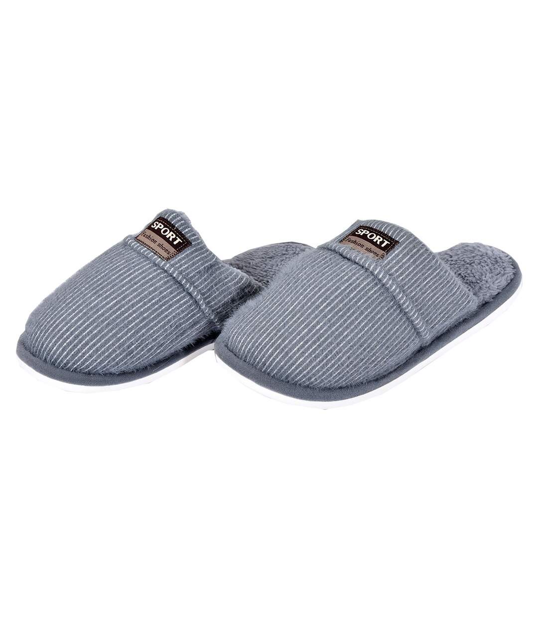 Pantoufles homme SPORT Fashion Confort et Qualité Supérieure 2116 Gris