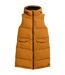 Veste Sans Manches Motif/style Uni H4z21 Femme Marron 4F-2