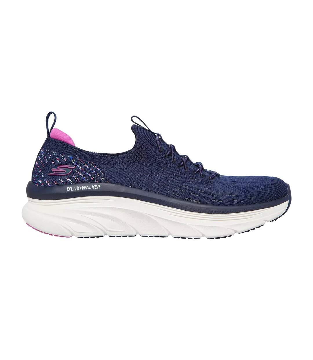 Skechers Womens/Ladies D´Lux Walker Sneakers (Navy/Purple) - UTFS8236