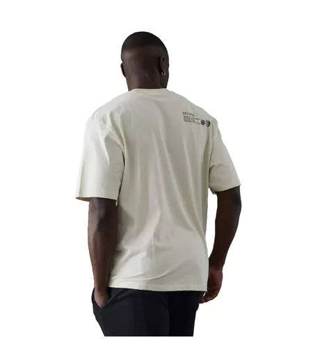T-shirt Mably Homme Blanc Cassé Fiftyfive