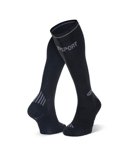 Chaussettes de compression noir/gris bv sport prorecup evolution - l