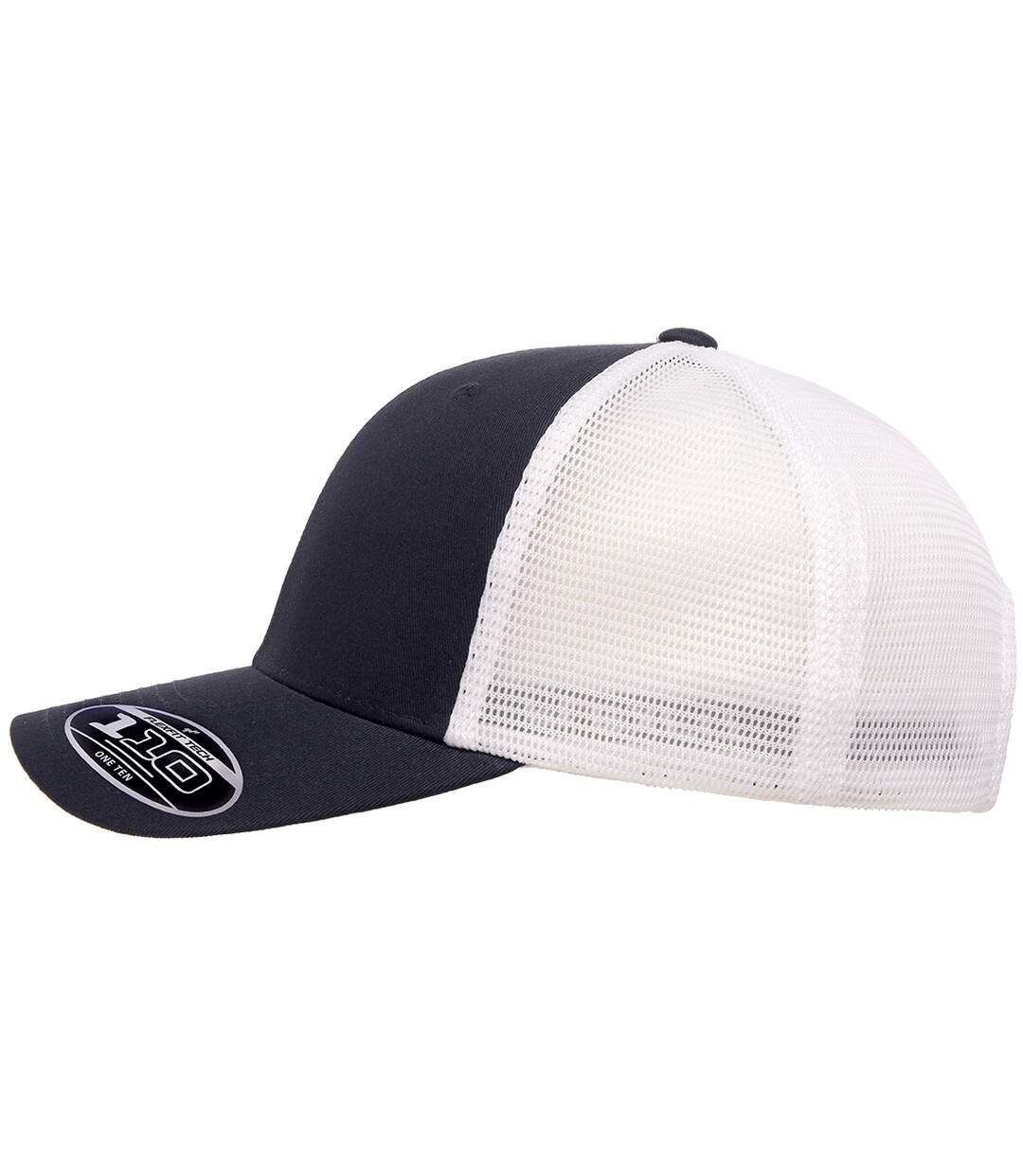 Casquette adulte bleu marine / blanc Flexfit-3