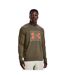 Sweat Rival Terry Homme Vert Under Armour-1