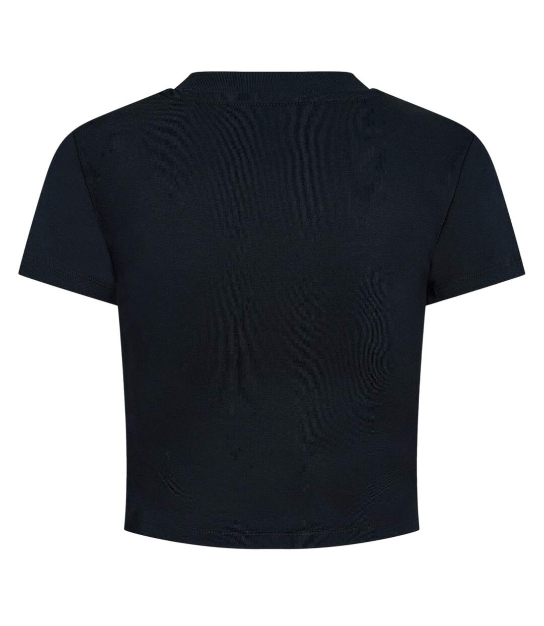 Womens/ladies Criss-cross Boxy T-shirt Black Levis-2