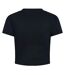 Womens/ladies Criss-cross Boxy T-shirt Black Levis-2