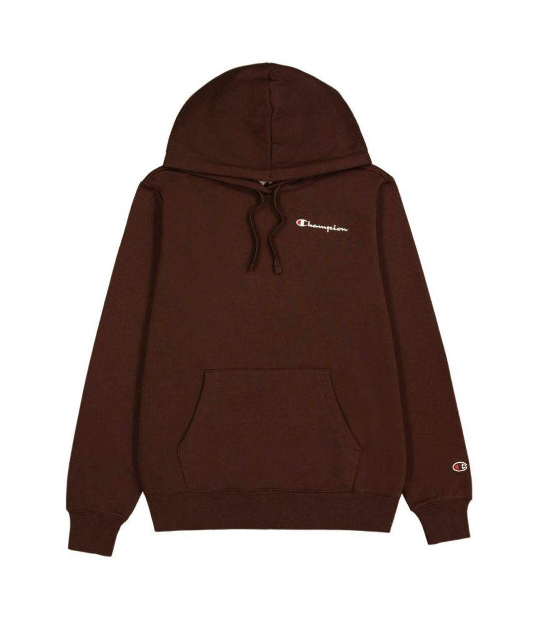 Sweat À Capuche Motif/style Logo Sur Poitrine Femme Marron Champion-2