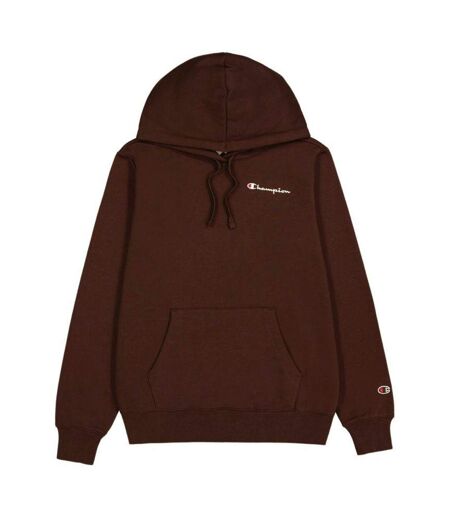 Sweat À Capuche Motif/style Logo Sur Poitrine Femme Marron Champion