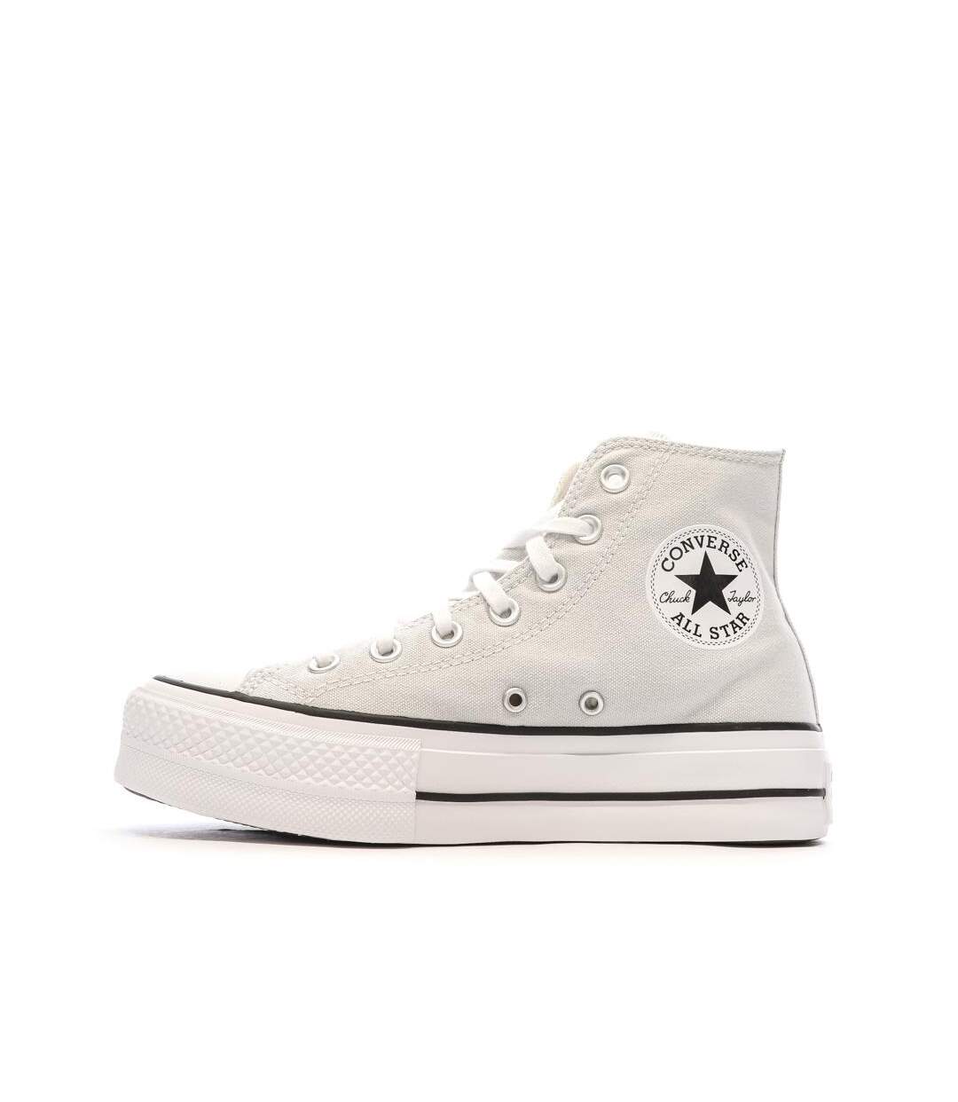 Baskets grises converse femme chuck taylor all star lift-1
