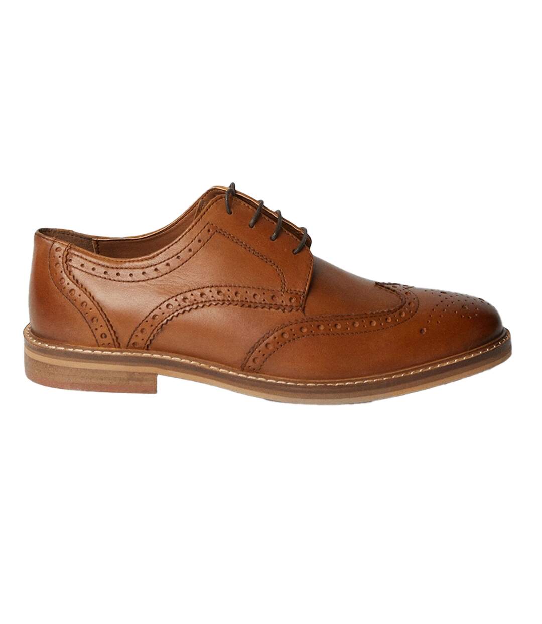 Chaussures brogues homme brun clair Debenhams-2