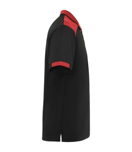Polo Samurai Homme Noir Rouge Roly Workwear