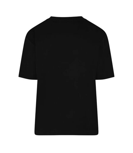 T-shirt Manches Courtes Motif/style Lettrage Femme Noir Calvin Klein