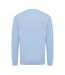 Unisex adult etosha recycled cotton lightweight sweatshirt sky blue Iqoniq-2