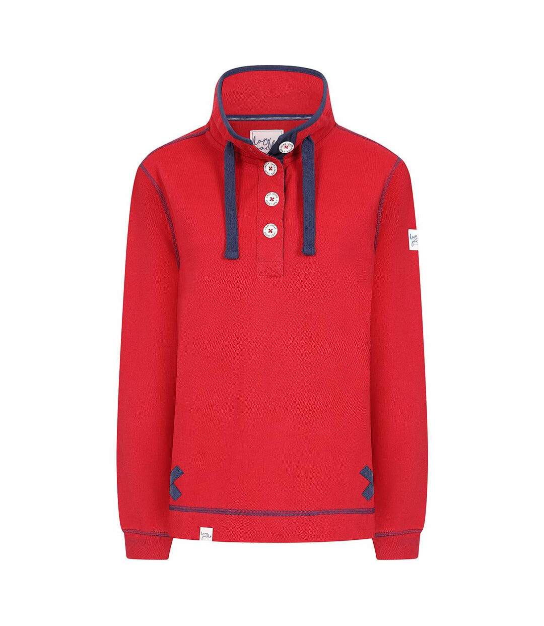 Haut Polaire Femme Rouge Lazy Jacks-1