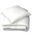 Couette Microfibre Confort 200x200cm Blanc-1
