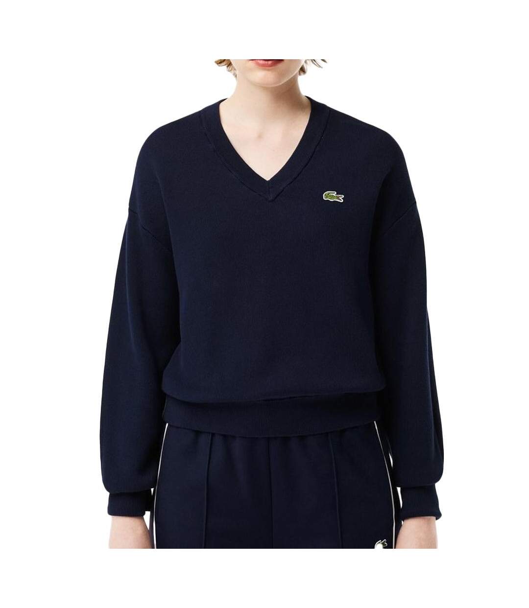 Pull  Marine Femme Lacoste Organic - 46