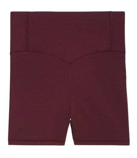 Womens/ladies Hyrox Luxe Workout Shorts Ruby Red Puma