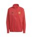 Veste De Survêtement Motif/style Manchester United Fc Anthem Femme Rouge Adidas-2