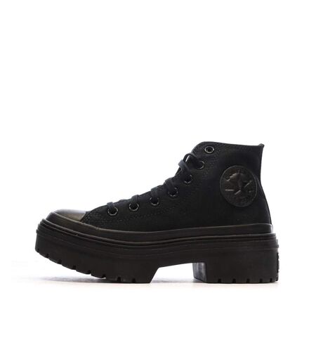 Baskets noires femme converse all star lugged