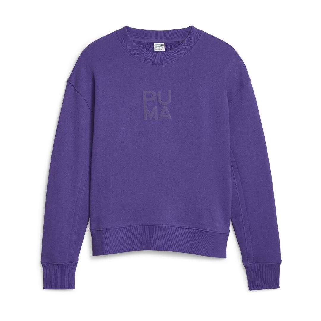 Sweat Violet Femme Puma Infuse Crew - L-1