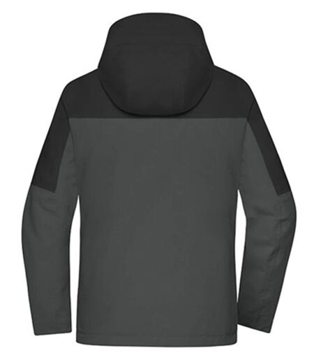 Veste 3 en 1 - Femme - JN1377 - gris carbone et noir