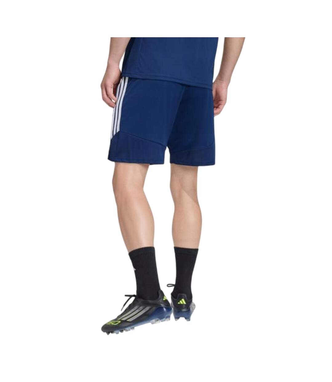 Short Entraînement Motif/style 3 Rayures Tiro Homme Bleu Marine Adidas-3