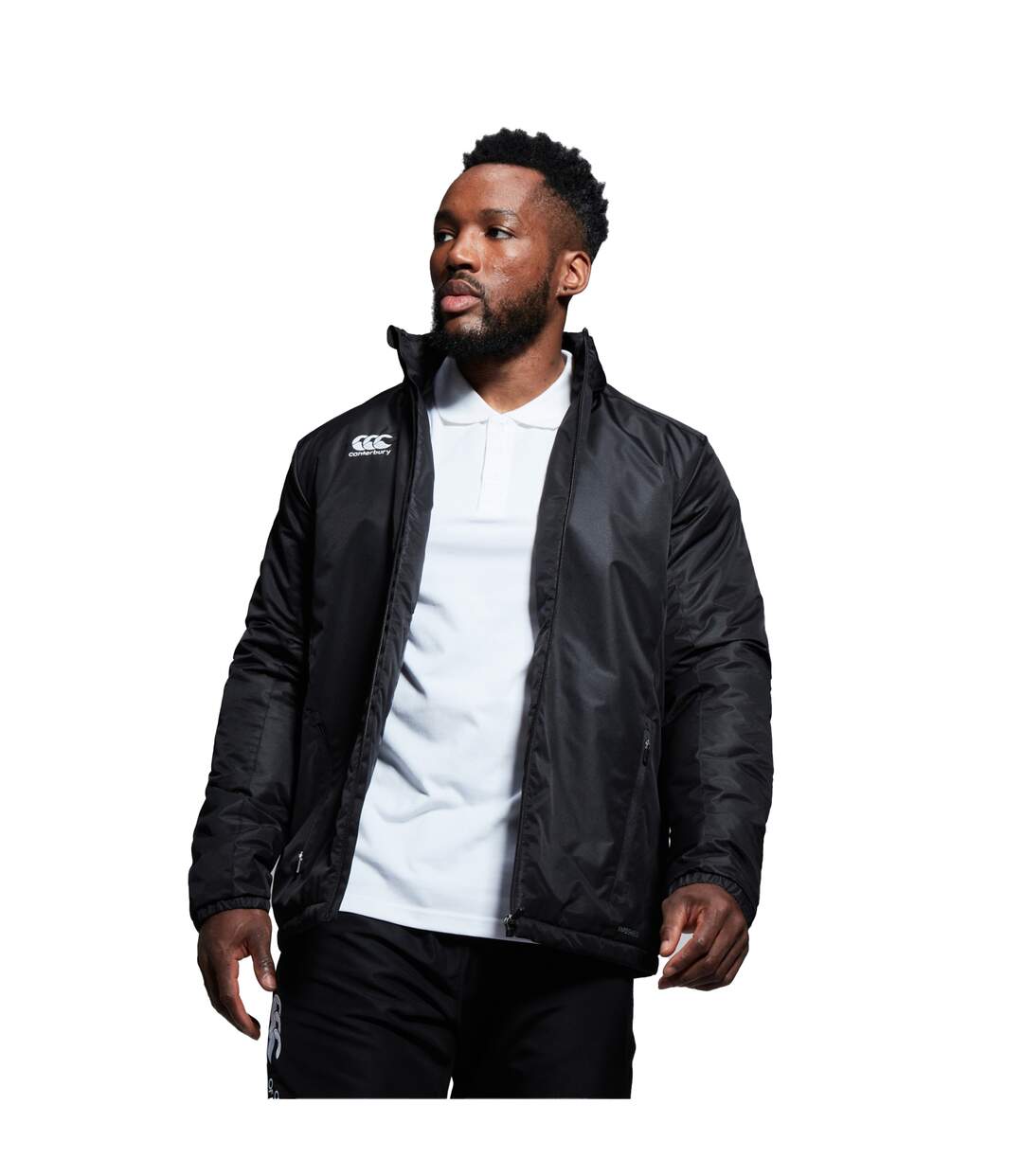 Mens Club Vaposhield Stadium Jacket Black Canterbury-1